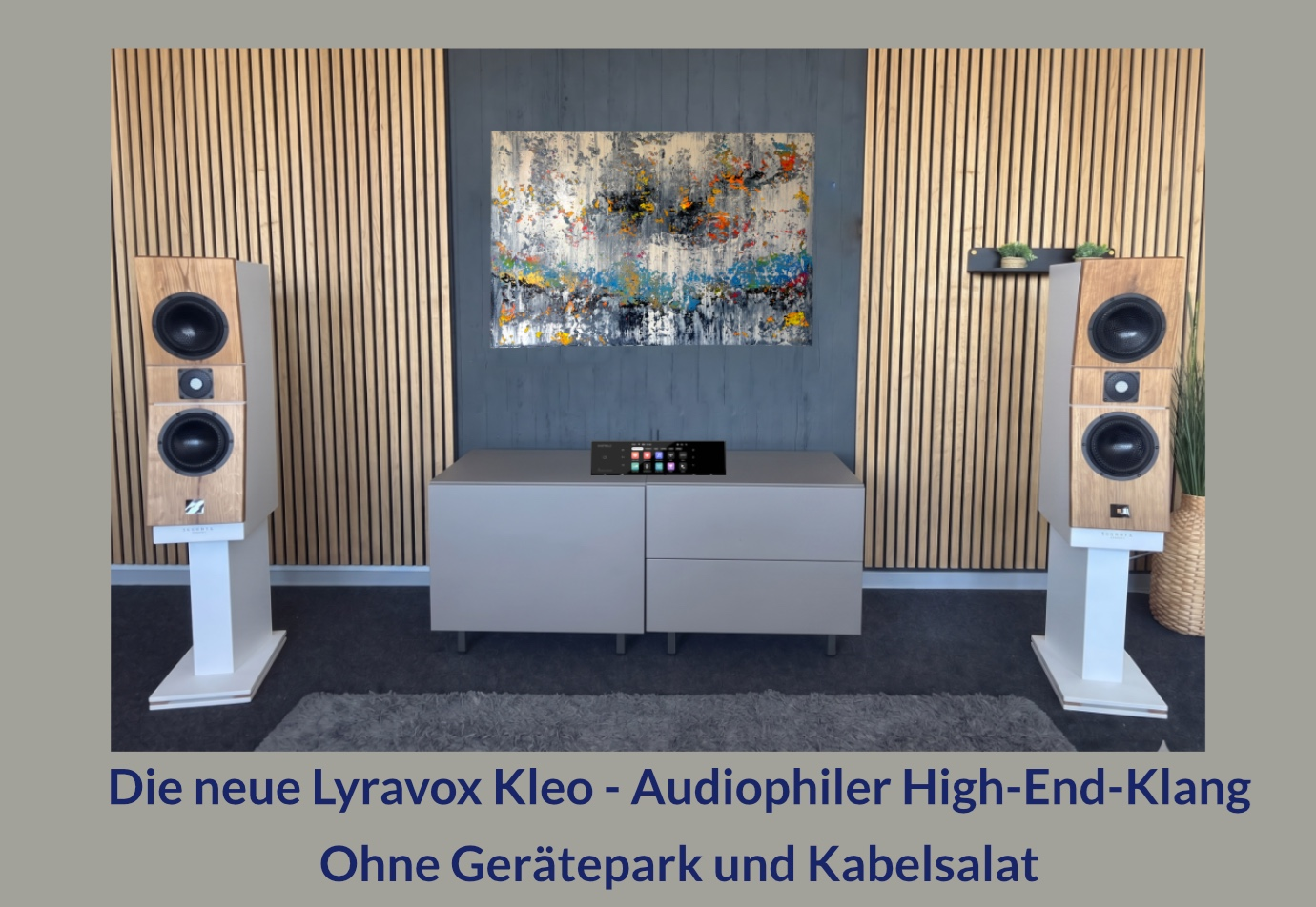 Lyravox Aktivlautsprecher Kleo jetzt unverbindich als Testpaket zu Hause testen