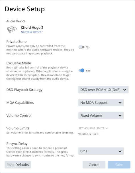 Roon Knowledge Base Alles Über Audio Grundlegende Audioeinstellungen ACM Premium Audio