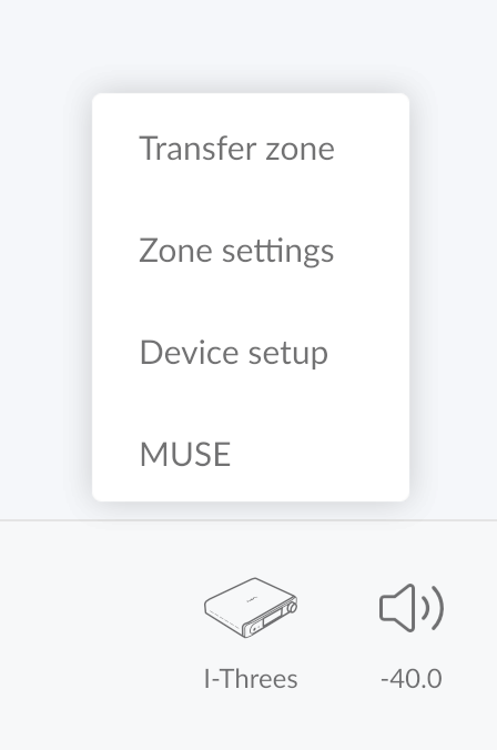 Roon Knowledge Base Alles Über Audio MUSE Präzise Audiokontrolle Zugriff auf die MUSE-Suite ACM Premium Audio