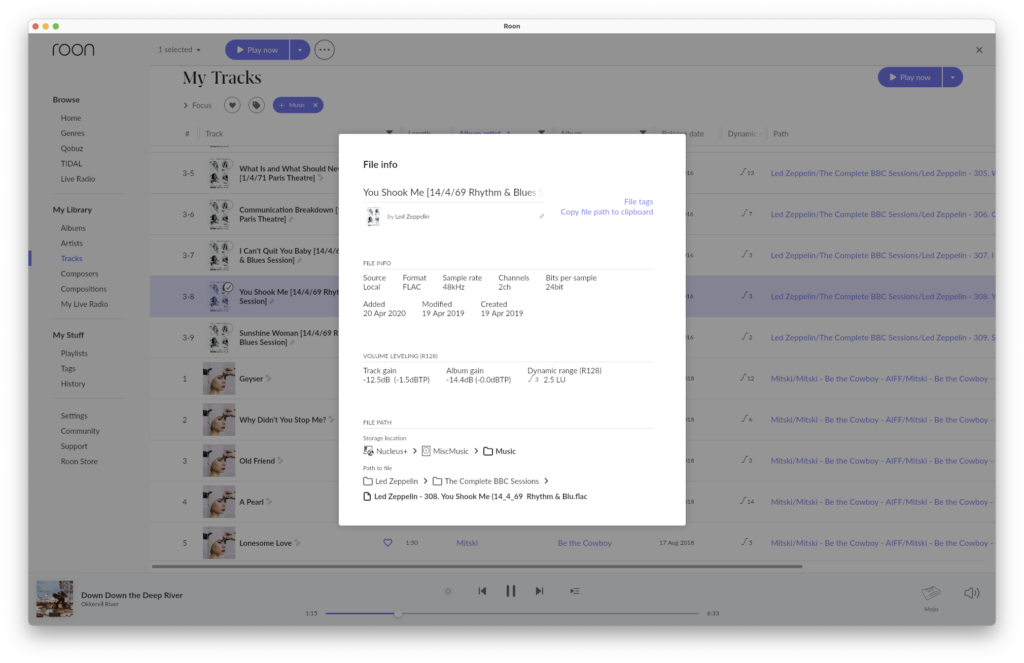 Roon Knowledge Base Dynamikumfang ACM Premium Audio