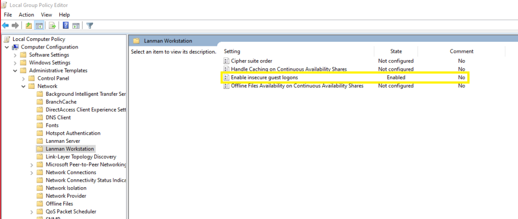 Roon Knowledge Base Fehlerbehebung Probleme beim Verbinden mit dem ROCK / Nucleus Datenordner unter Windows ACM Premium Audio