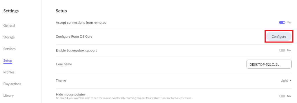 Roon Knowledge Base Fehlerbehebung RoonOS webUI ACM Premium Audio