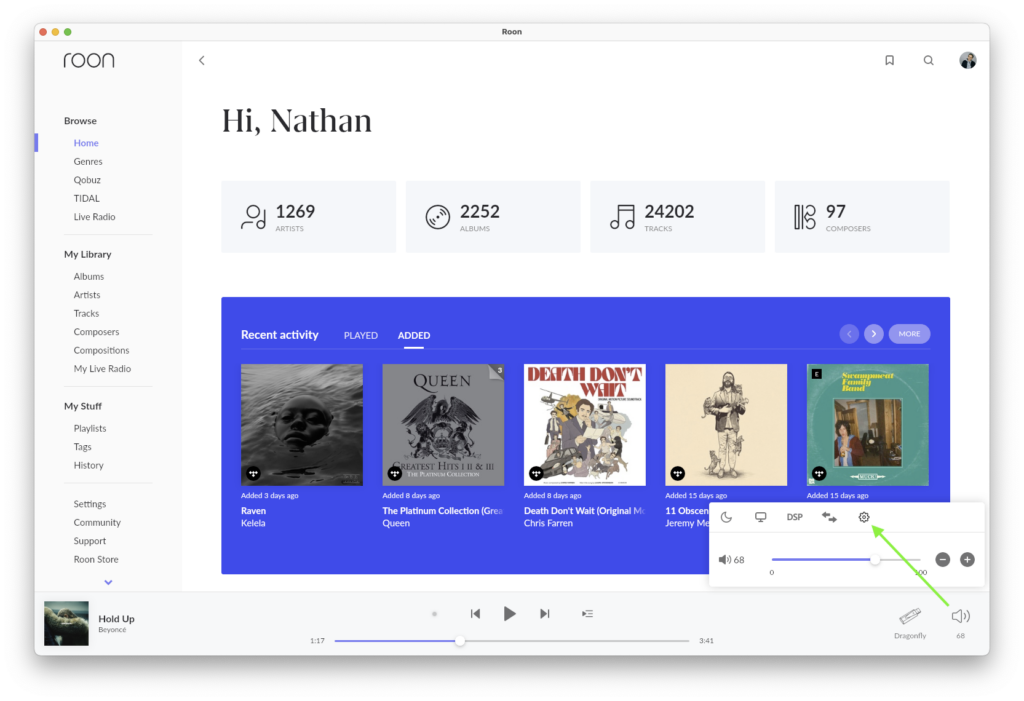 Roon Knowledge Base FAQs FAQ: Was ist Lautstärkeanpassung? ACM Premium Audio