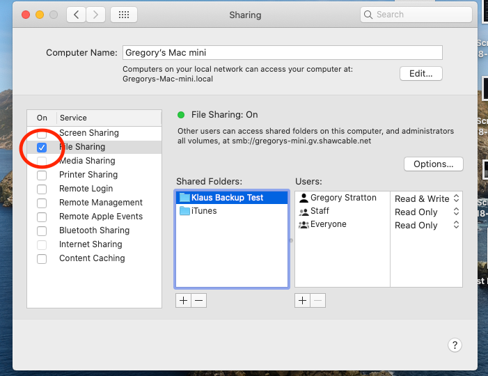 Roon Knowledge Base FAQs FAQ: Wie erstelle ich einen gemeinsamen Ordner auf dem Mac und füge ihn als überwachten Ordner in Roon hinzu? ACM Premium Audio