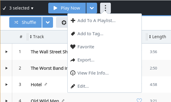 Roon Knowledge Base FAQs FAQ: Wie wähle ich Lieder oder Alben aus? Was kann ich tun? ACM Premium Audio