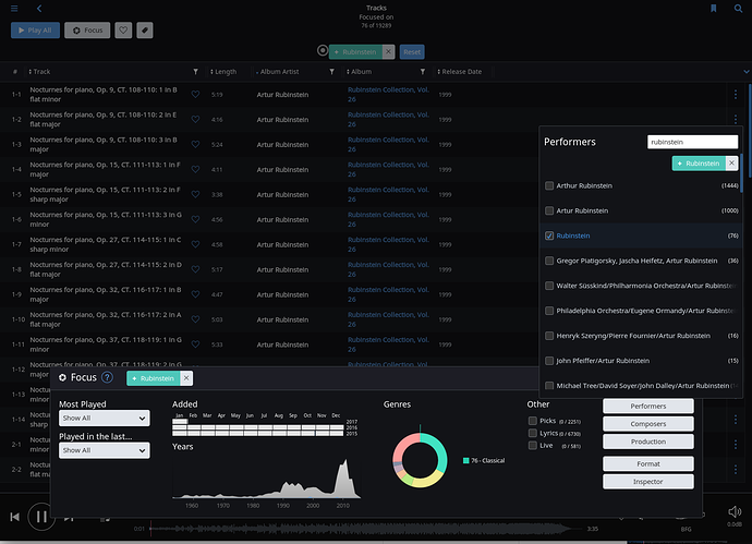 Roon Knowledge Base FAQs FAQ: Wie bearbeite ich die Metadaten von Tracks in großen Mengen? ACM Premium Audio