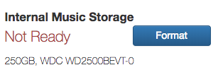 Roon Knowledge Base Für Fortgeschrittene Internen ROCK-Speicher formatieren ACM Premium Audio