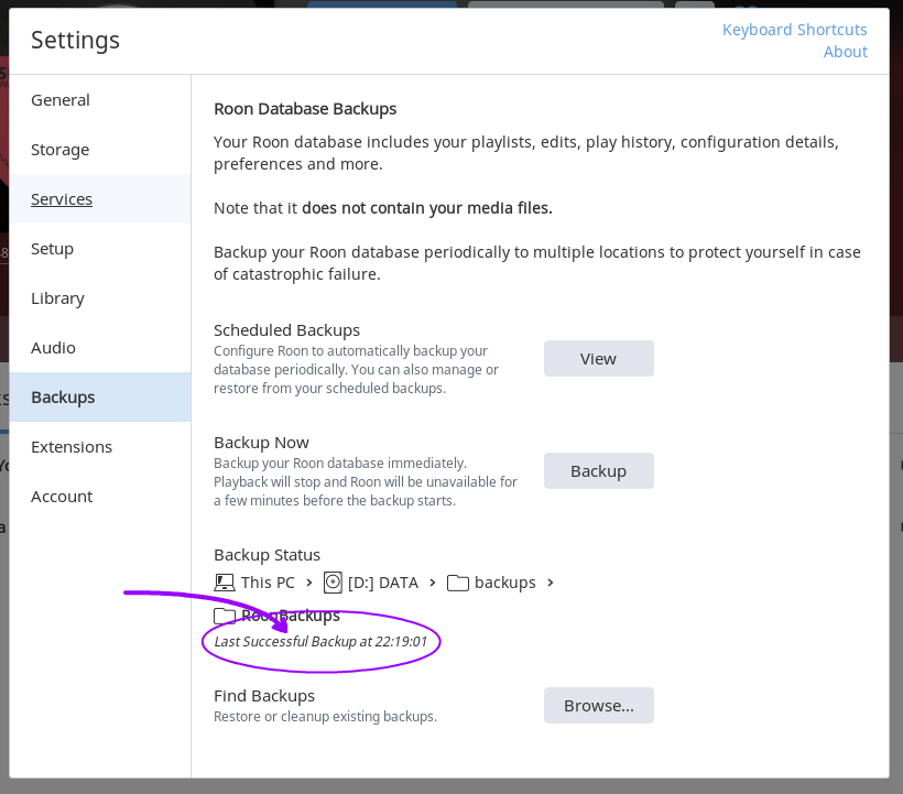 Roon Knowledge Base Für Fortgeschrittene Migration zu ROCK ACM Premium Audio