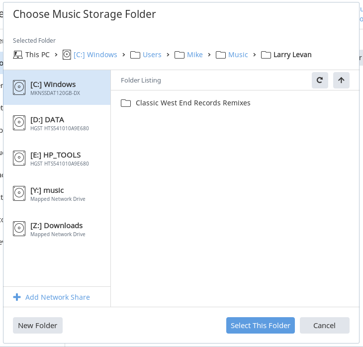 Roon Knowledge Base Verwalten Ihrer Musikbibliothek Dateibrowser ACM Premium Audio