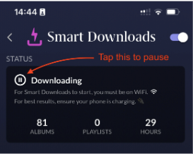 Roon Knowledge Base ARC Smart Downloads ACM Premium Audio