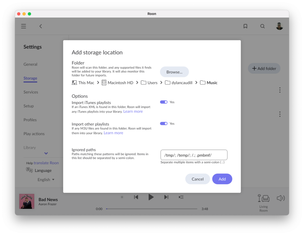 Roon Knowledge Base Importieren Sie Ihre Musik ACM Premium Audio