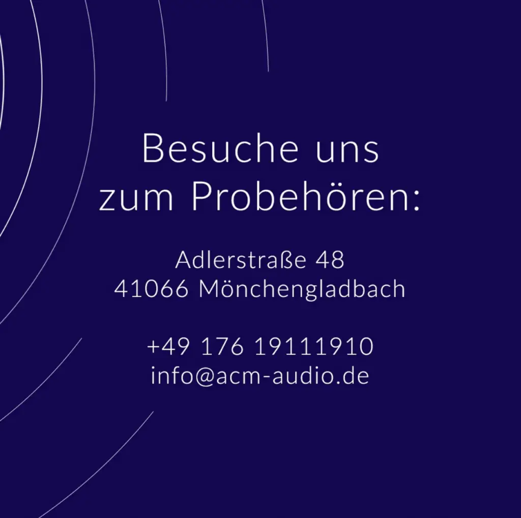 ACM Audio besuchen Sie uns zum Probehören