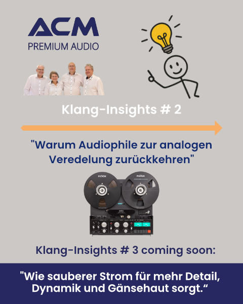 Klang-Insight Renaissance der Bandmaschine