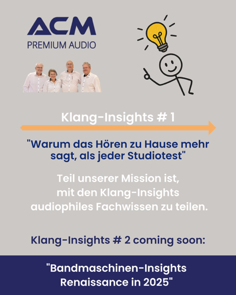 Klang-Insights Audio Komponenten zu Hause testen
