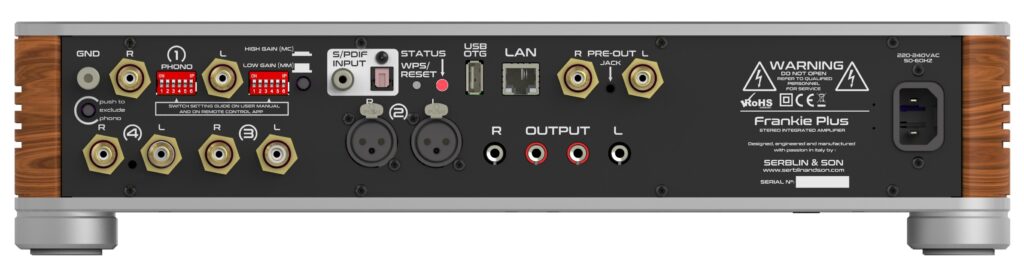 serblin and son vollverstrarker frankie plus backpanel