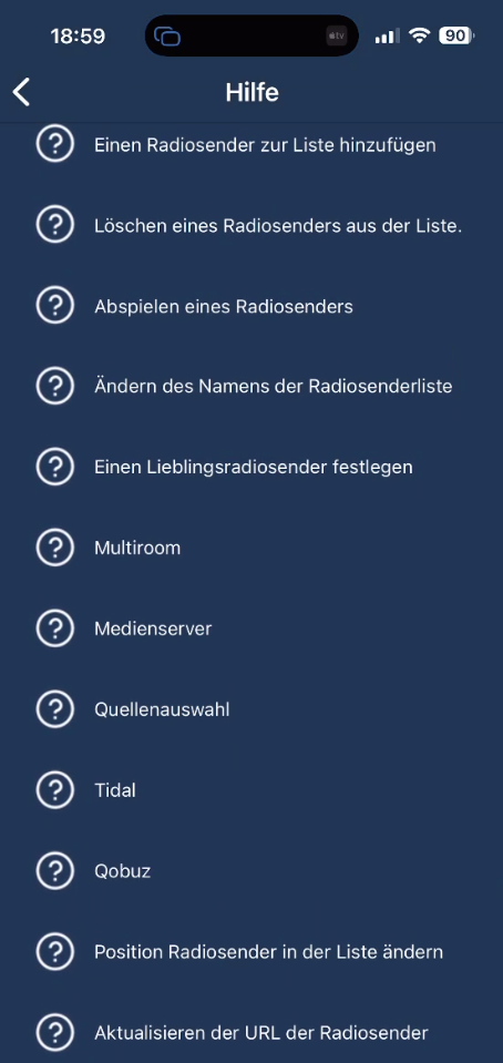 Serblin and Son Vollverstaerker Frankie Plus iOS App Hilfetexte