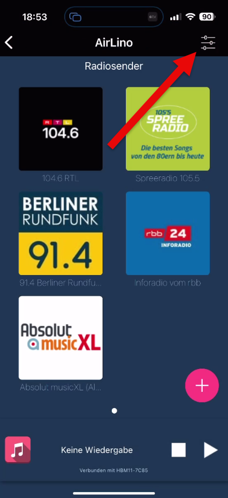 Serblin and Son Vollverstaerker Frankie Plus iOS App Radio