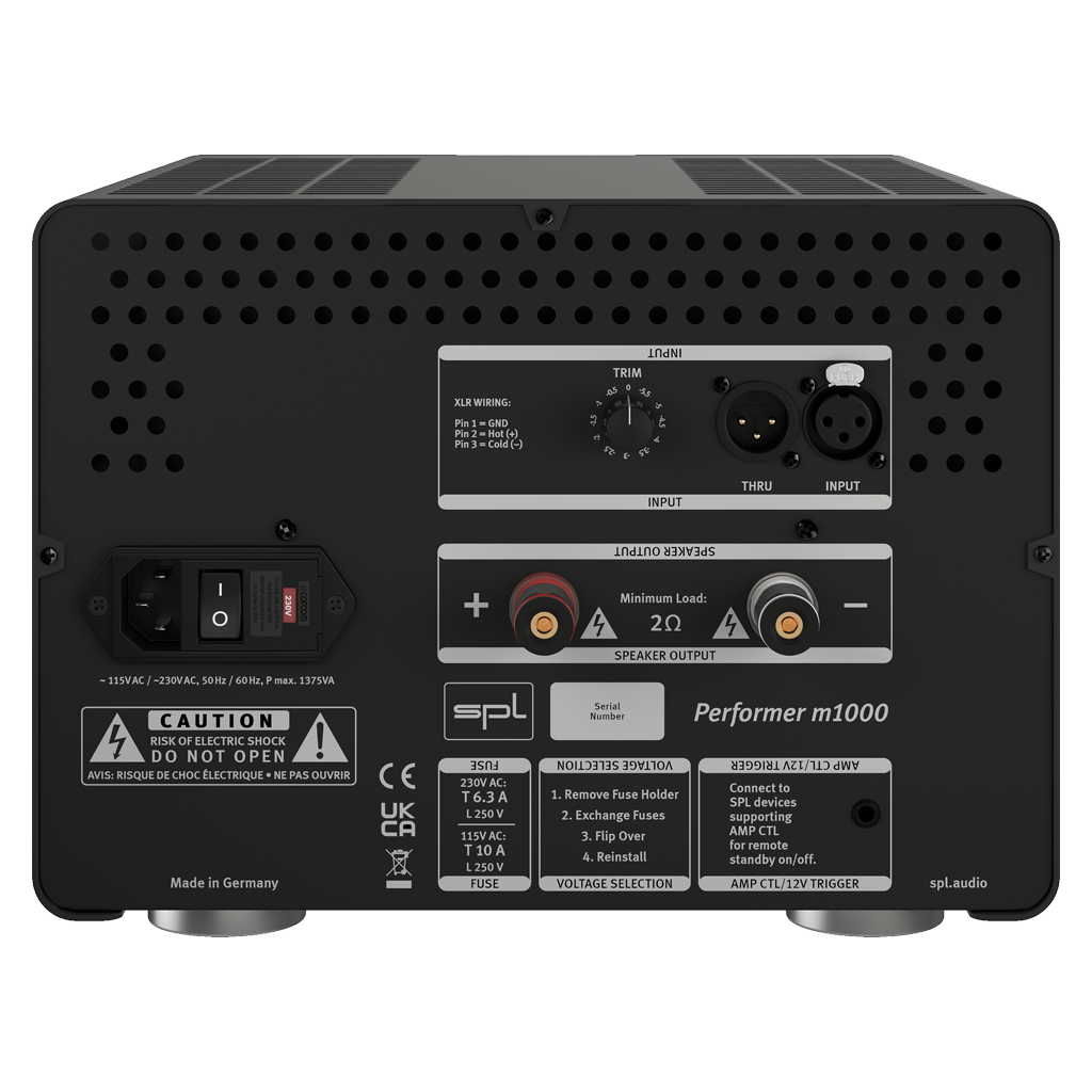 SPL Endstufe Performer m1000 kostenlos und unverbindlich als Testpaket zu Hause ausprobieren.
