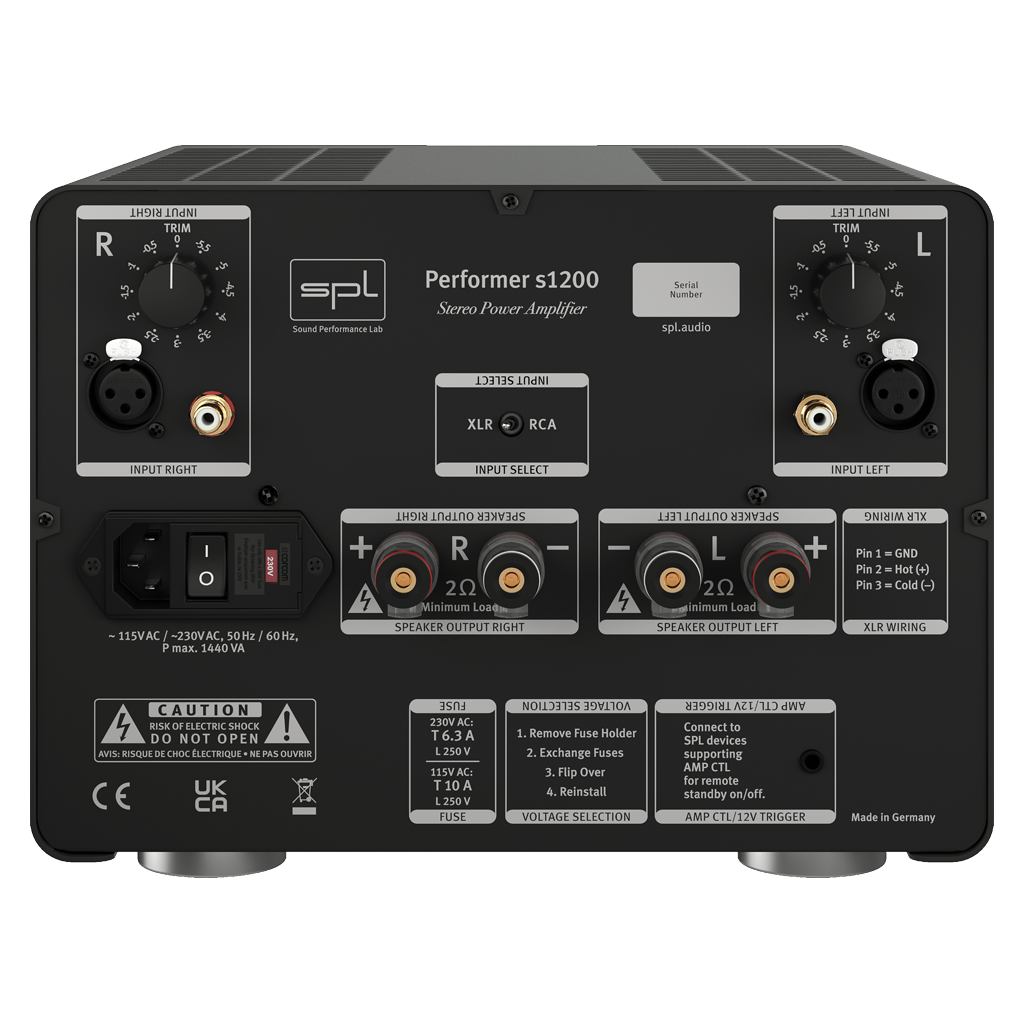 SPL Endstufe Performer s1200 kostenlos und unverbindlich als Testpaket zu Hause ausprobieren.