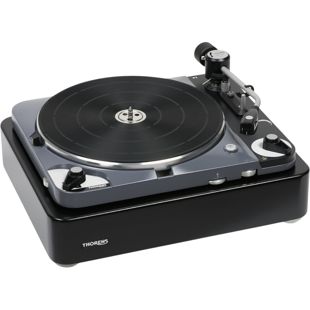 Thorens Plattenspieler TD 124 DD kostenlos und unverbindlich als Testpaket zu Hause ausprobieren.