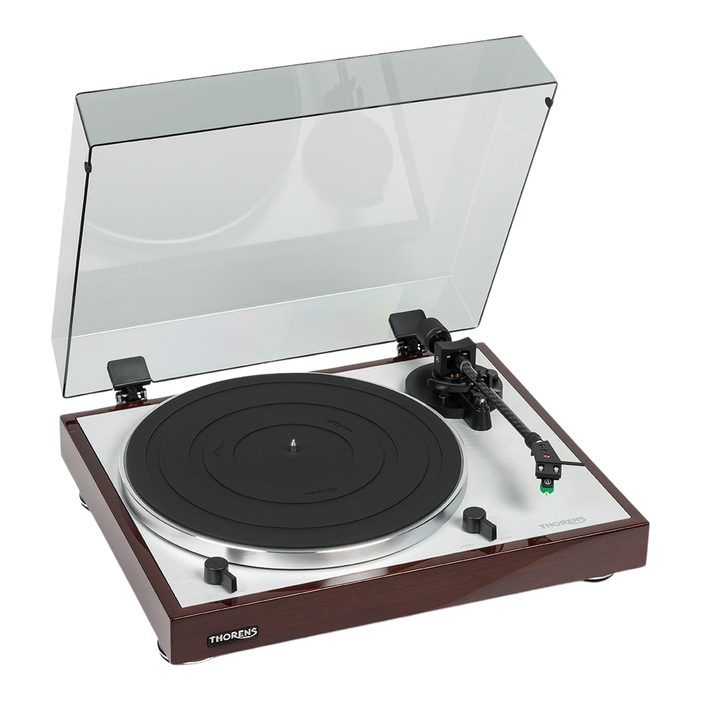 Thorens Plattenspieler TD 402 DD kostenlos und unverbindlich als Testpaket zu Hause ausprobieren.