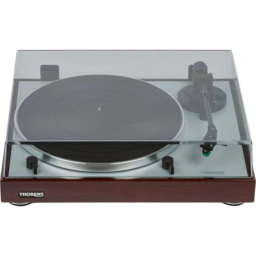 Thorens Plattenspieler TD 402 DD kostenlos und unverbindlich als Testpaket zu Hause ausprobieren.