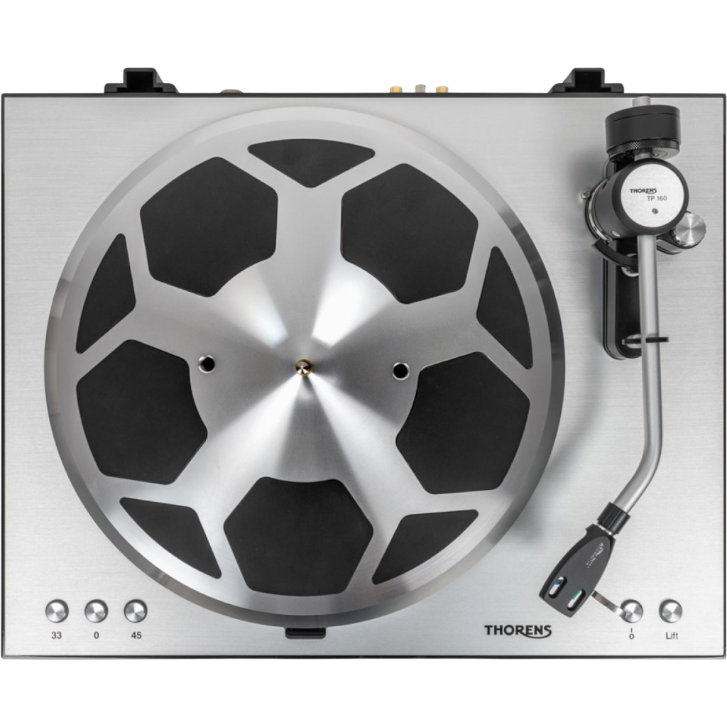 Thorens Plattenspieler TD 404 DD kostenlos und unverbindlich als Testpaket zu Hause ausprobieren.