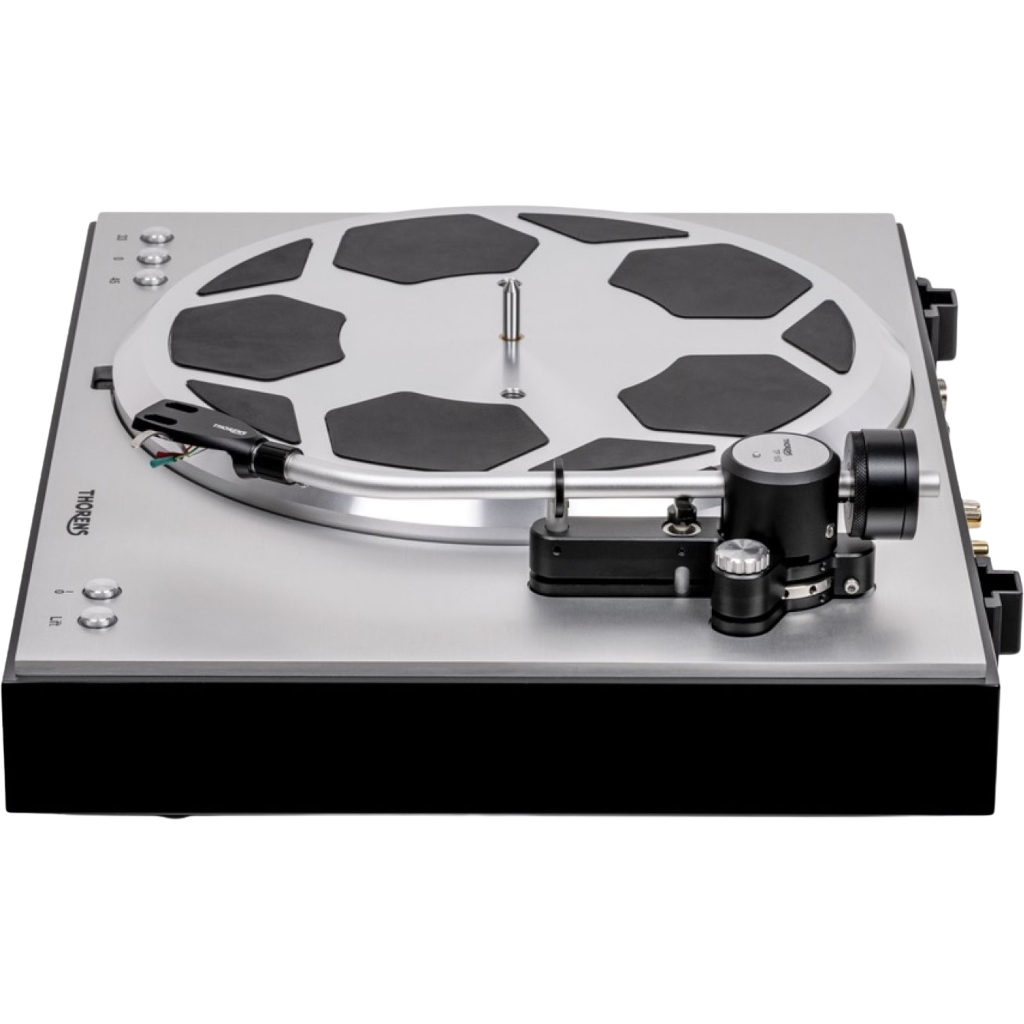 Thorens Plattenspieler TD 404 DD kostenlos und unverbindlich als Testpaket zu Hause ausprobieren.