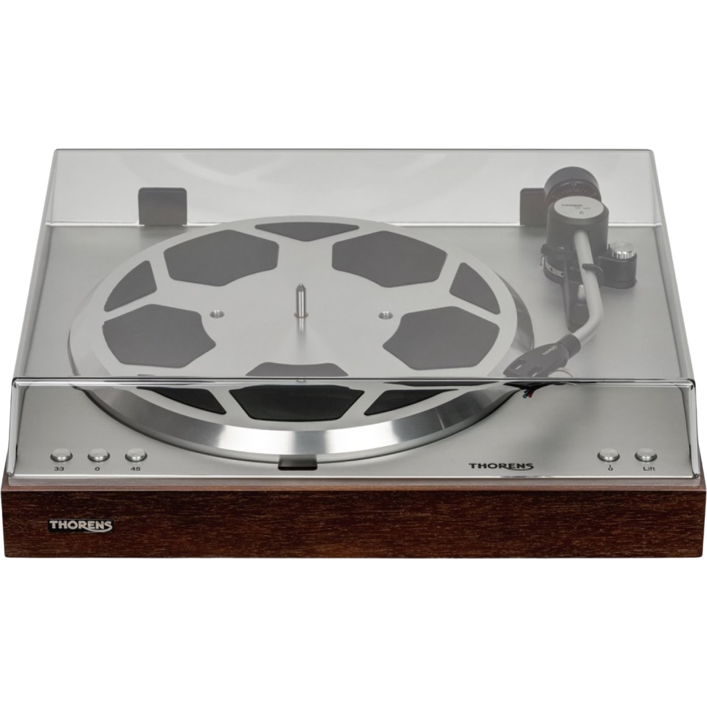 Thorens Plattenspieler TD 404 DD kostenlos und unverbindlich als Testpaket zu Hause ausprobieren.